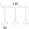 Hanglamp 2403-05-05-130-3 Volta