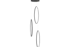 Hanglamp Zwart Olympia Oval