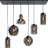 Hanglamp Zwart Rookglas Fantasy