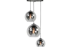 Hanglamp Zwart Rookglas Fantasy