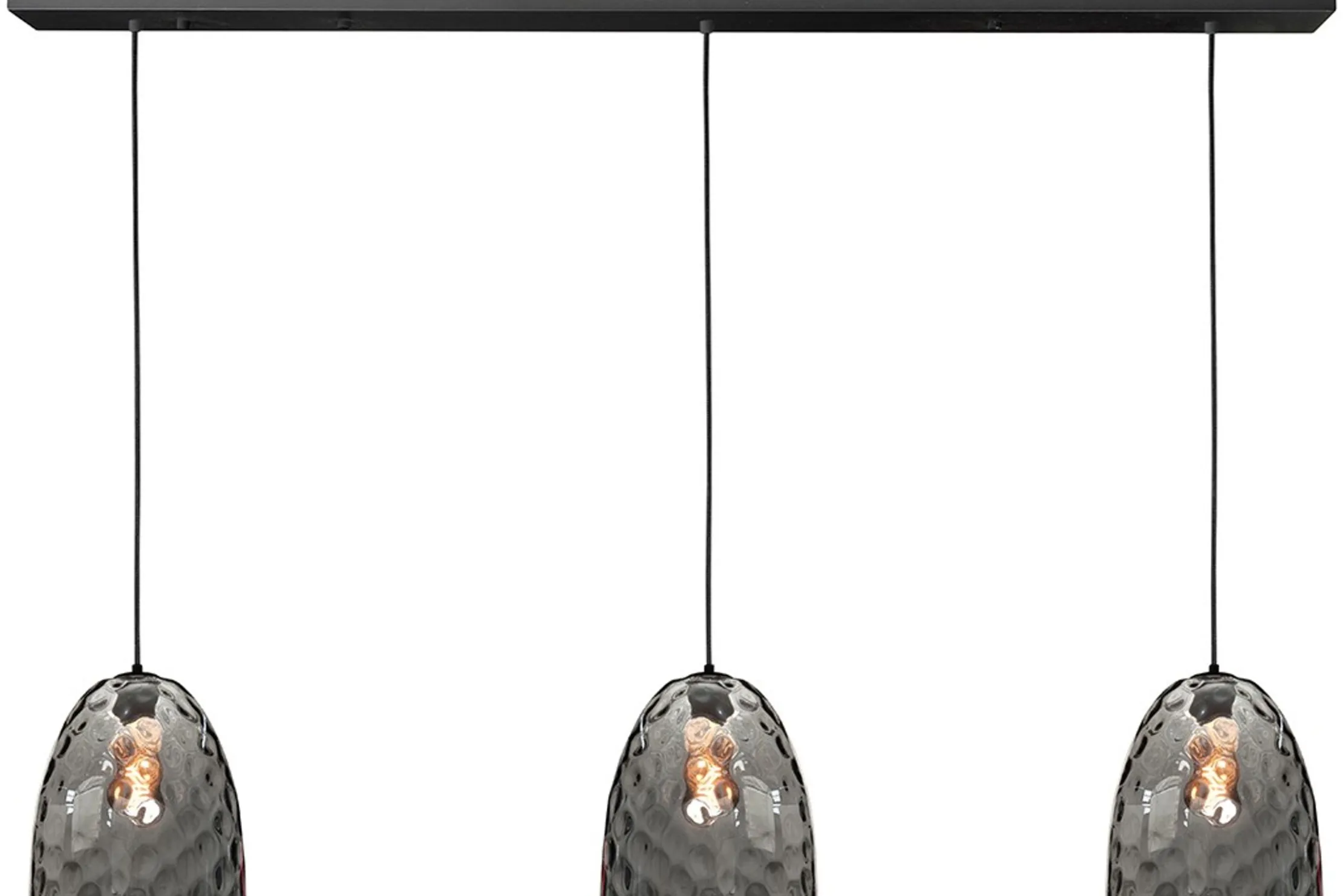 Hanglamp Zwart Rookglas Fantasy