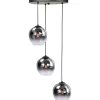Hanglamp Zwart Semi Rookglas Fantasy