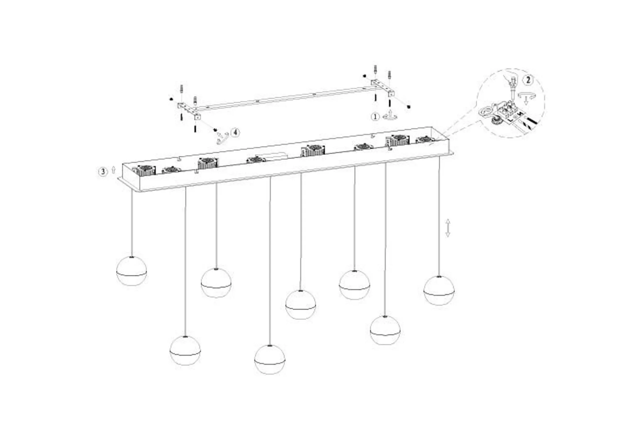 Hanglamp 4592ZW Belluno