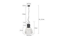 Hanglamp 7695ZW Clearvoyant