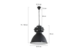 Hanglamp 7779ZW Fender Mexlite