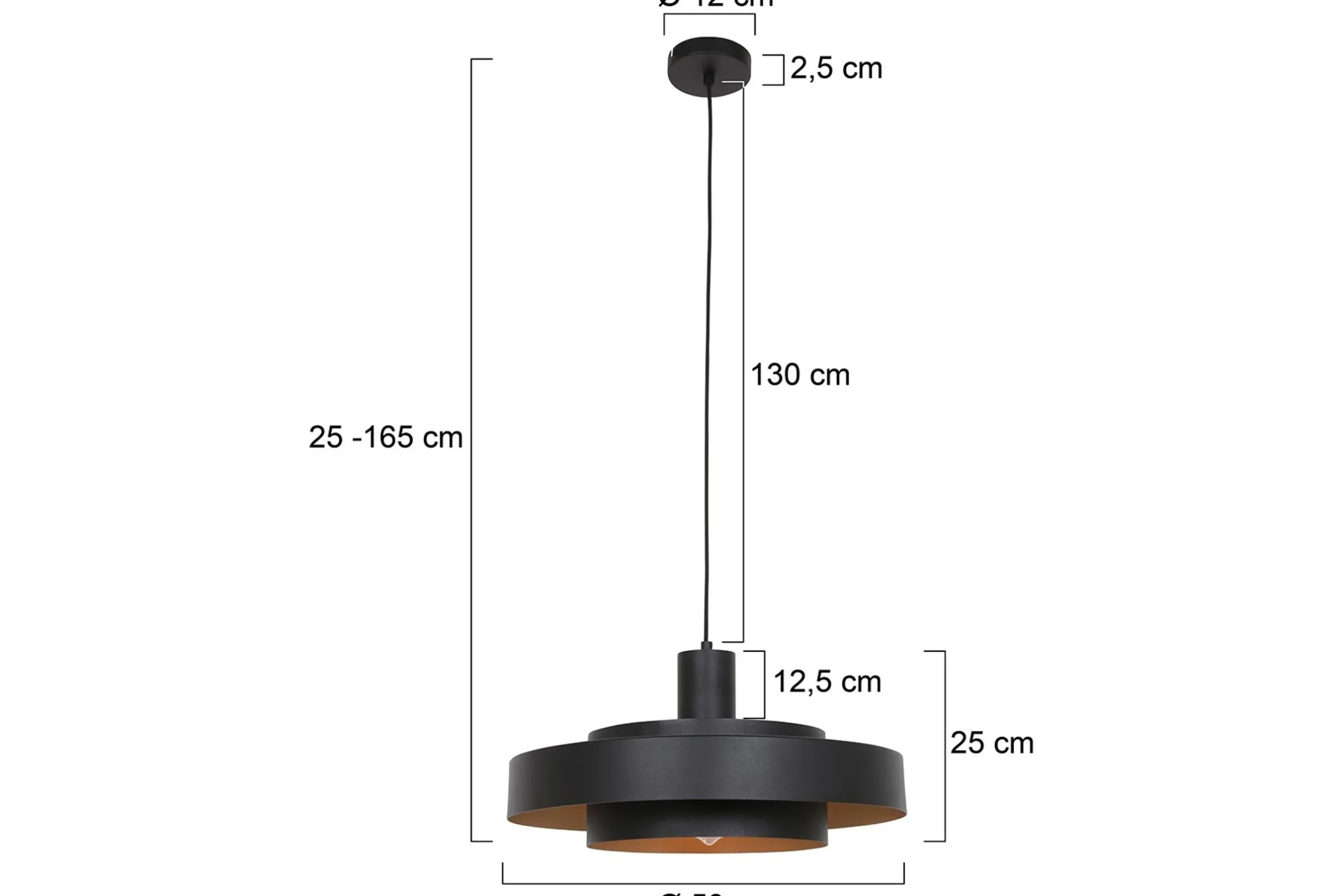 Hanglamp 3329ZW Flinter