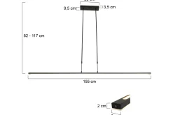 Hanglamp 7971ZW Zelena