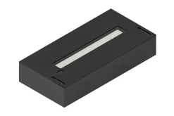 Inzethaard klein zwart