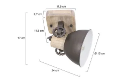 Plafondlamp 7968A Gearwood Mexlite