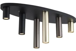 Plafondlamp 50571-6BK Tubes