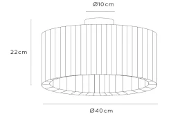 Plafondlamp Fold