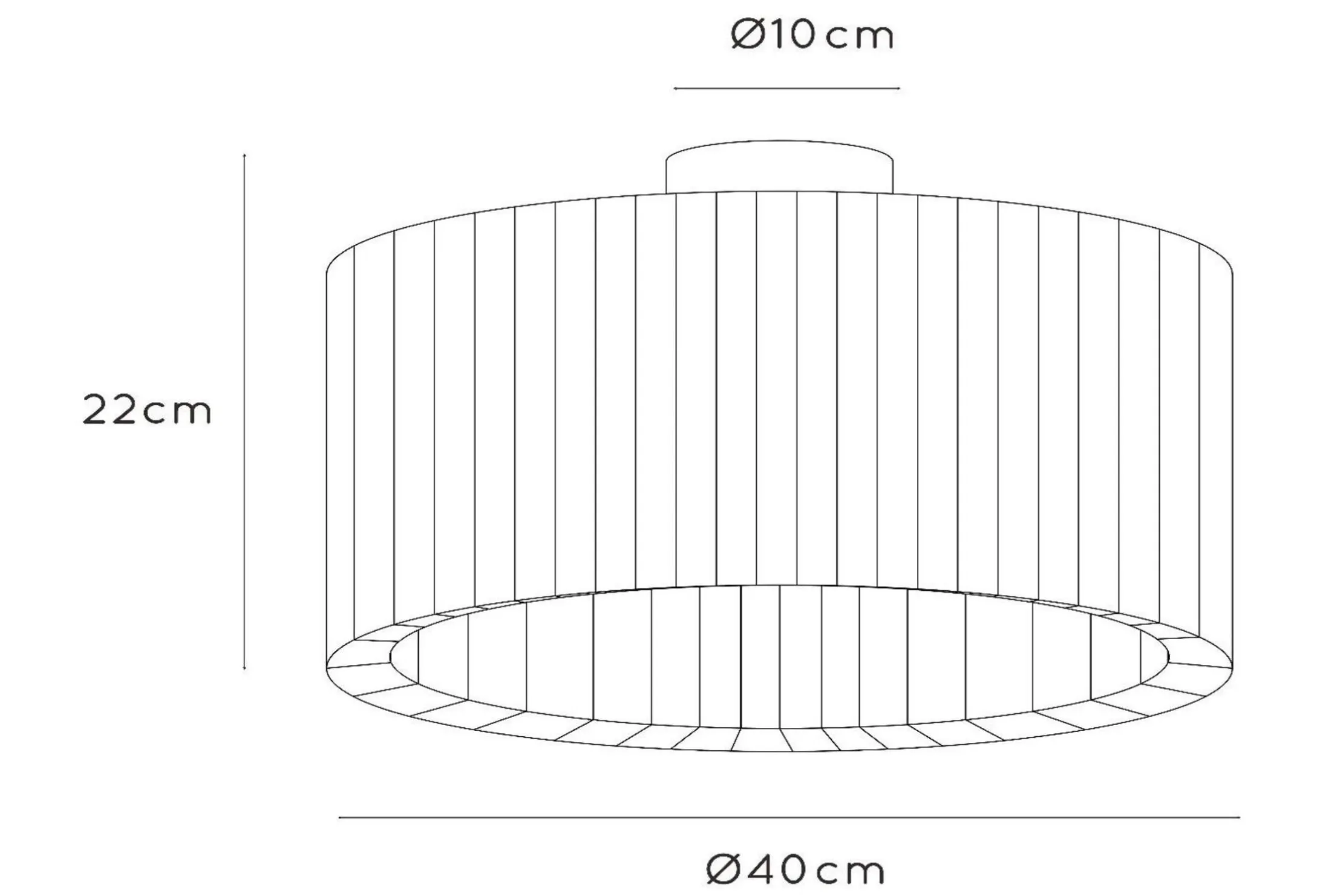 Plafondlamp Fold