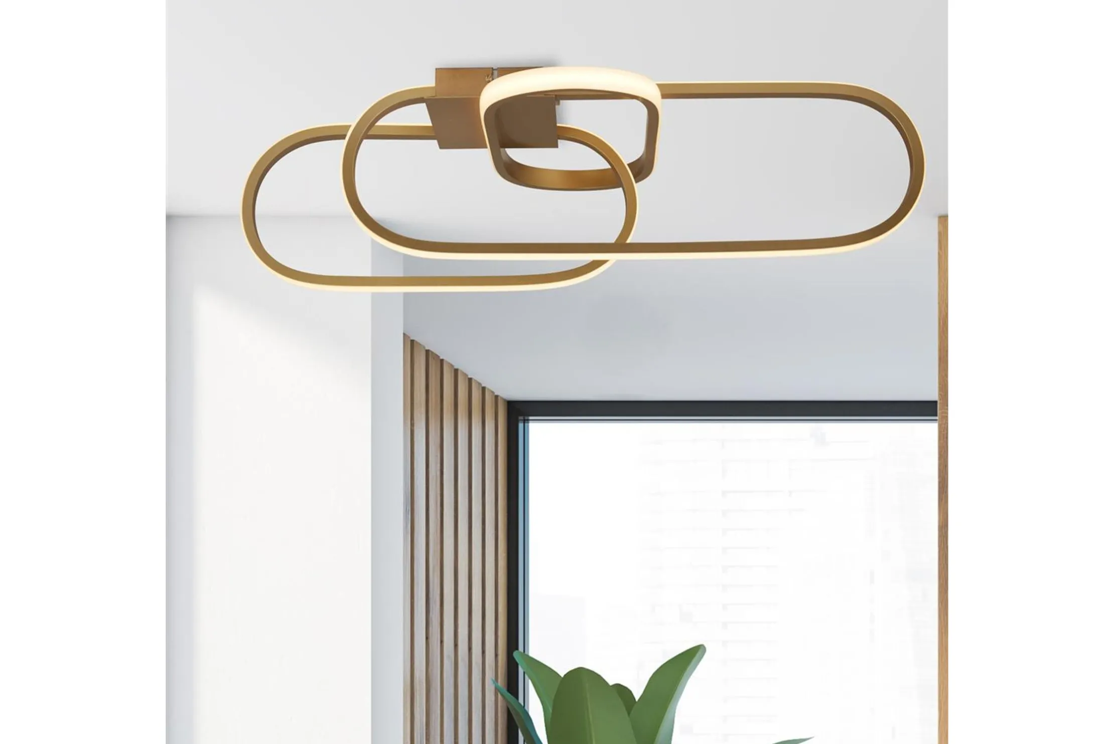 Plafondlamp 61774GO Clip