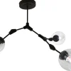 Plafondlamp 3-lichts Zwart Cas