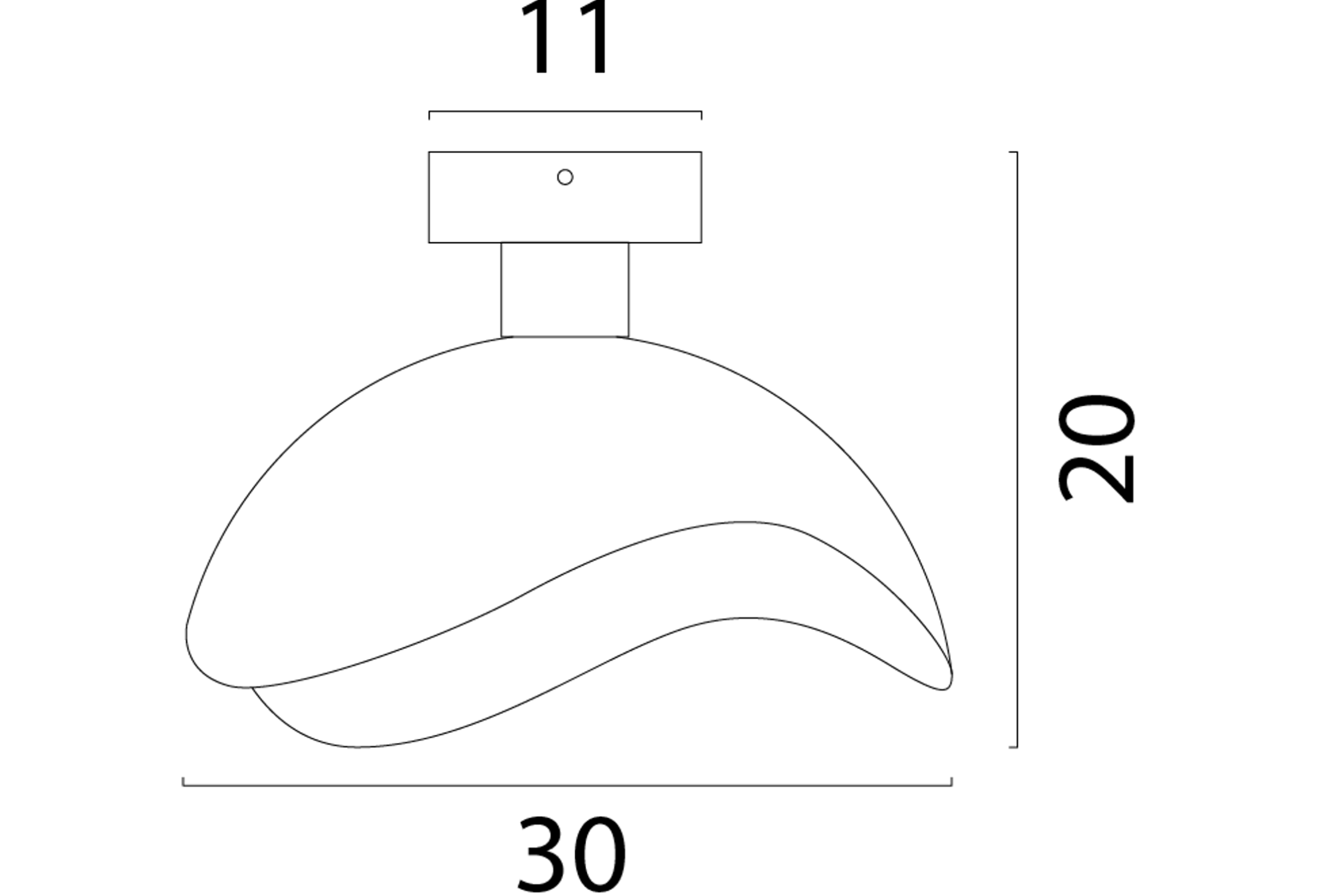 Plafondlamp 5403-36-36 Volta