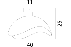 Plafondlamp 5404-05-05 Volta