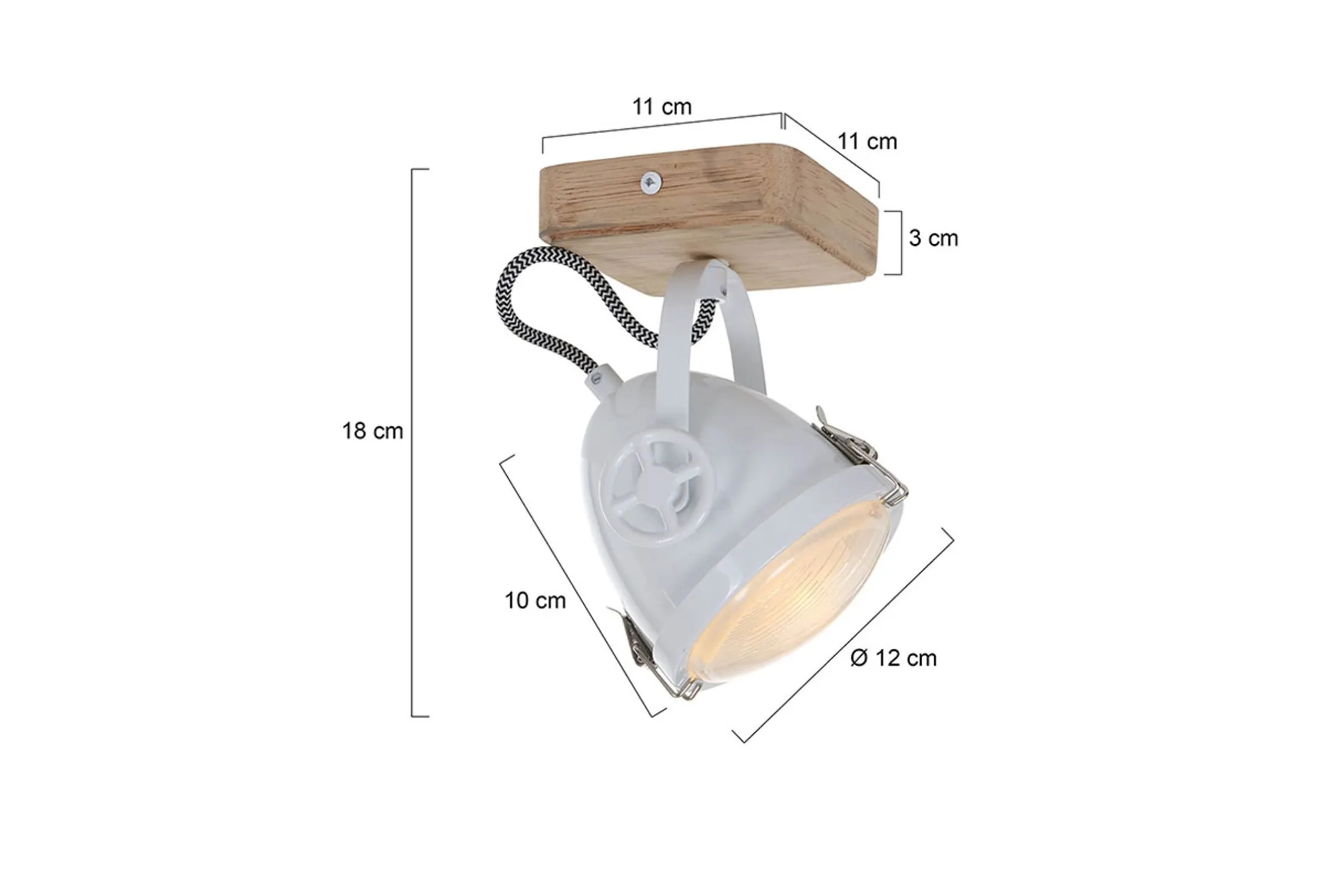 Plafondlamp 1703W Michelle Mexlite