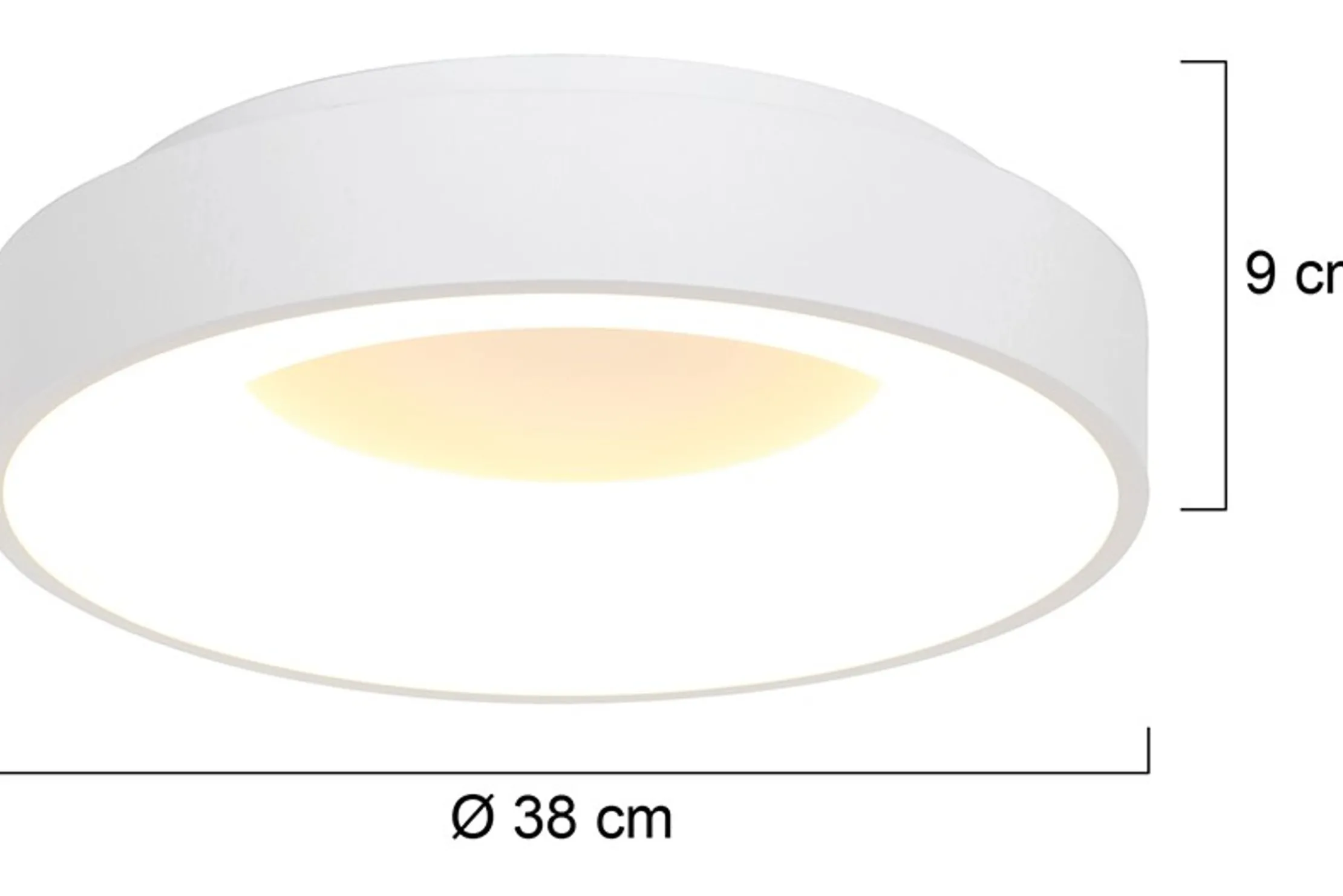 Plafondlamp 2562W Ringlede