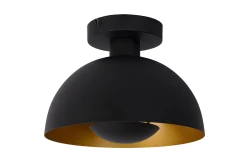 Plafondlamp - zwart Siemon