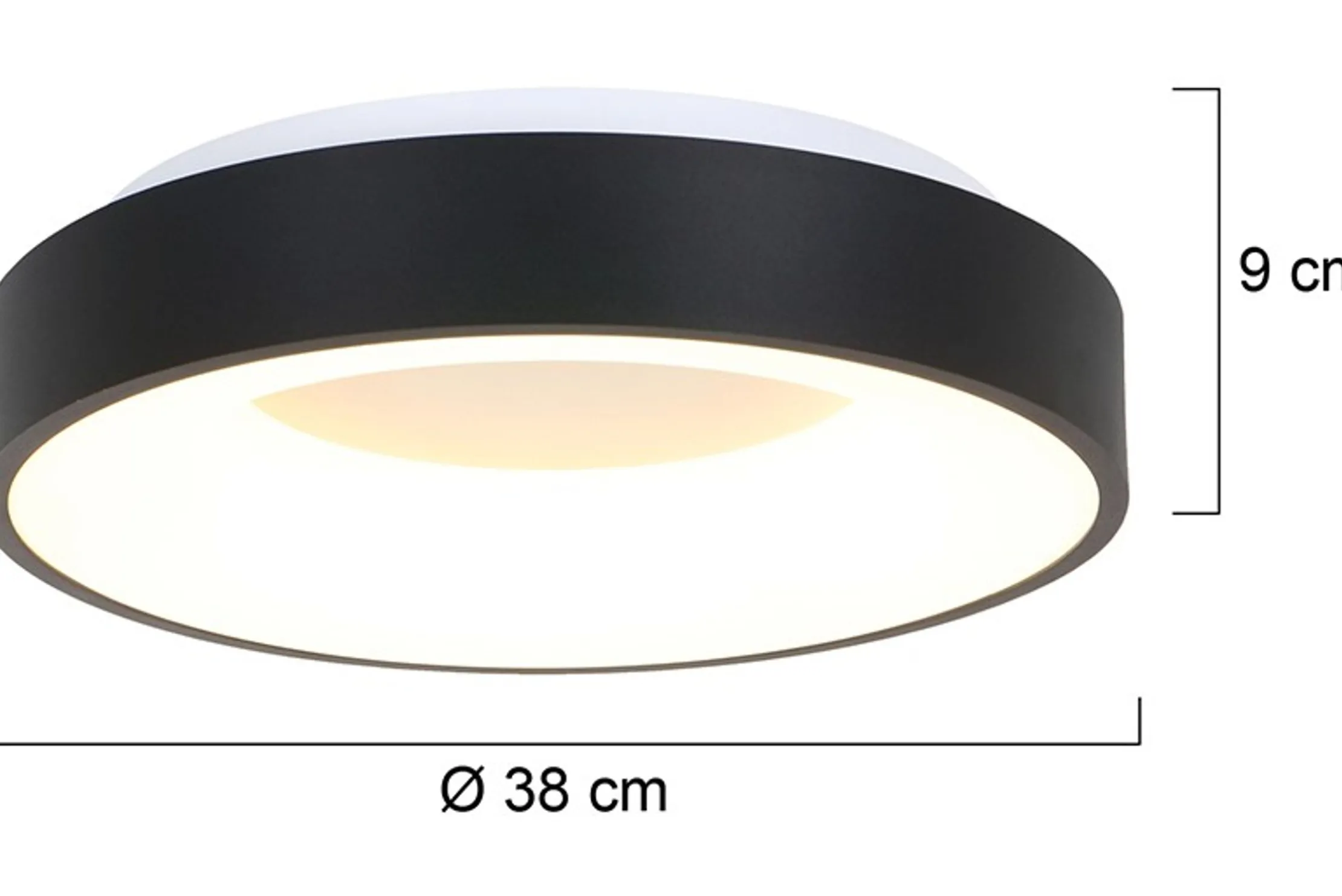 Plafondlamp 2562ZW Ringlede