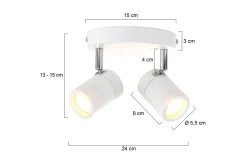 Plafondspot 2487W Upround Mexlite