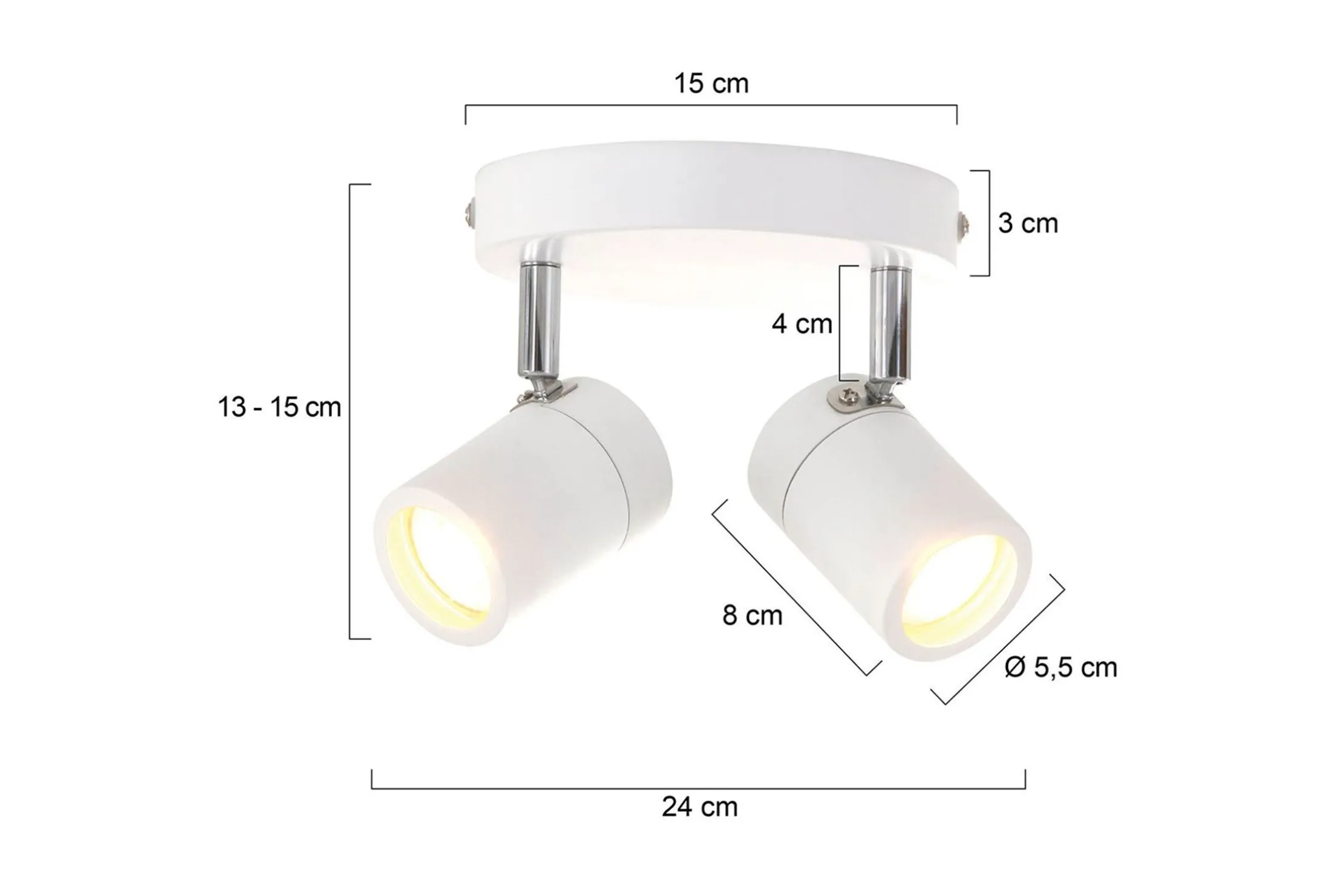 Plafondspot 2487W Upround Mexlite
