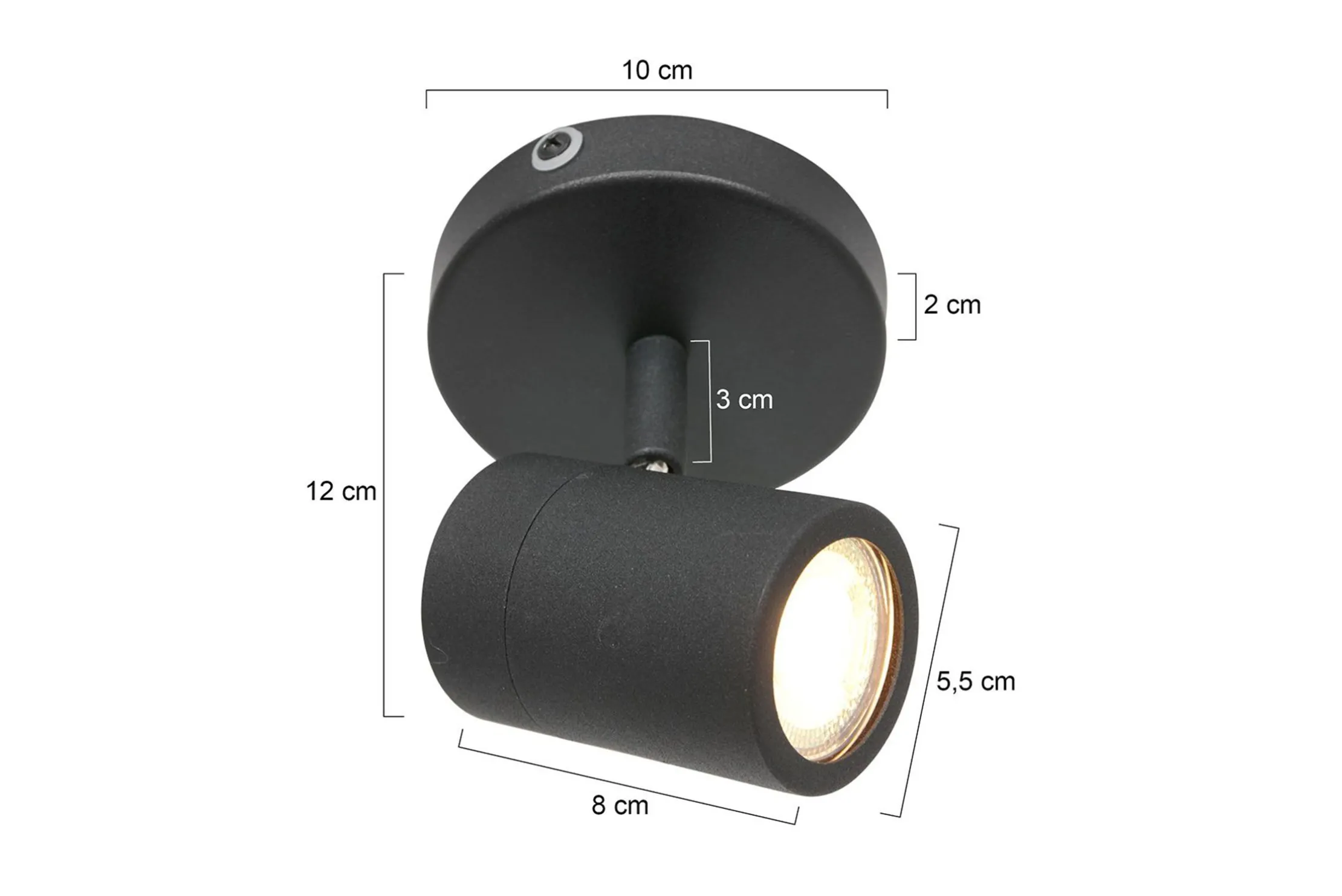 Plafondspot 2486ZW Upround Mexlite