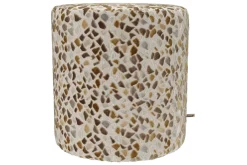 Poef Natural Gold Terazo | Claudi