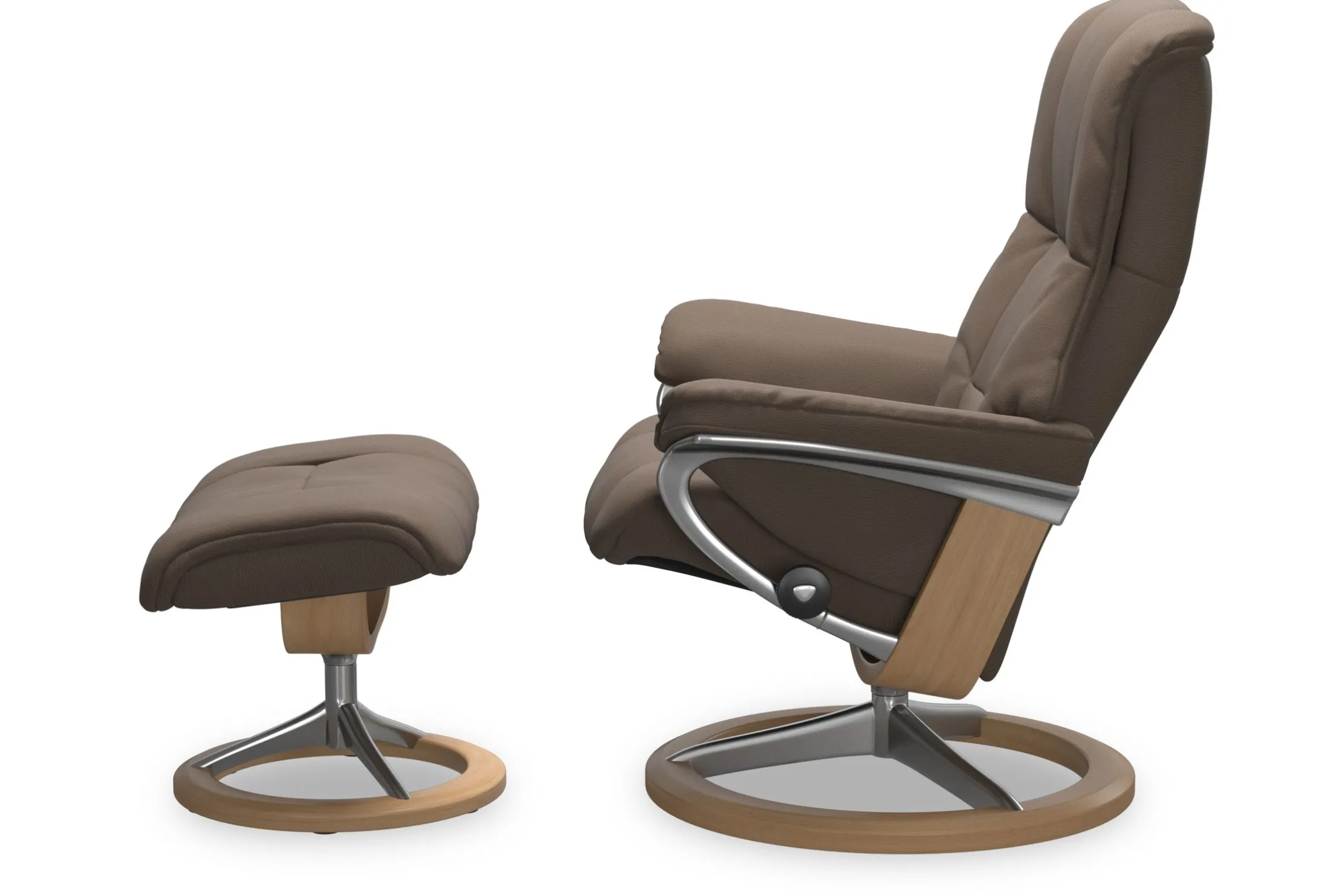 Relaxfauteuil + hocker Mayfair Signature | Stressless