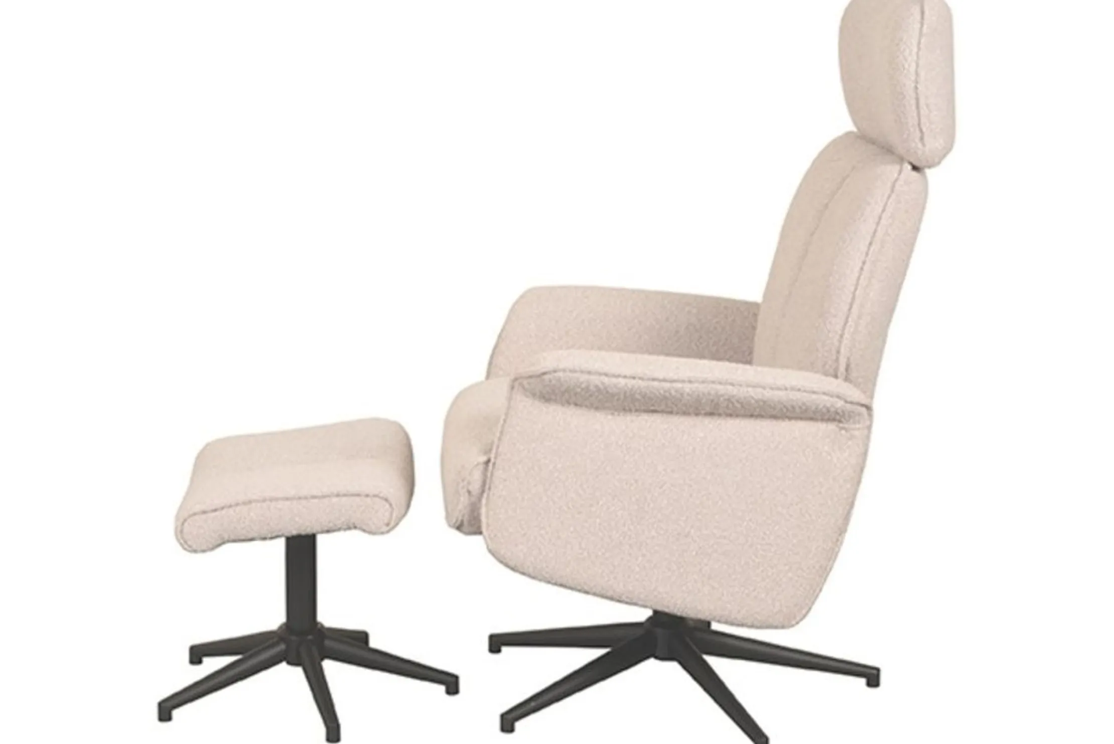 Relaxfauteuil met hocker Naturel Touch CH-73.019 Verdal