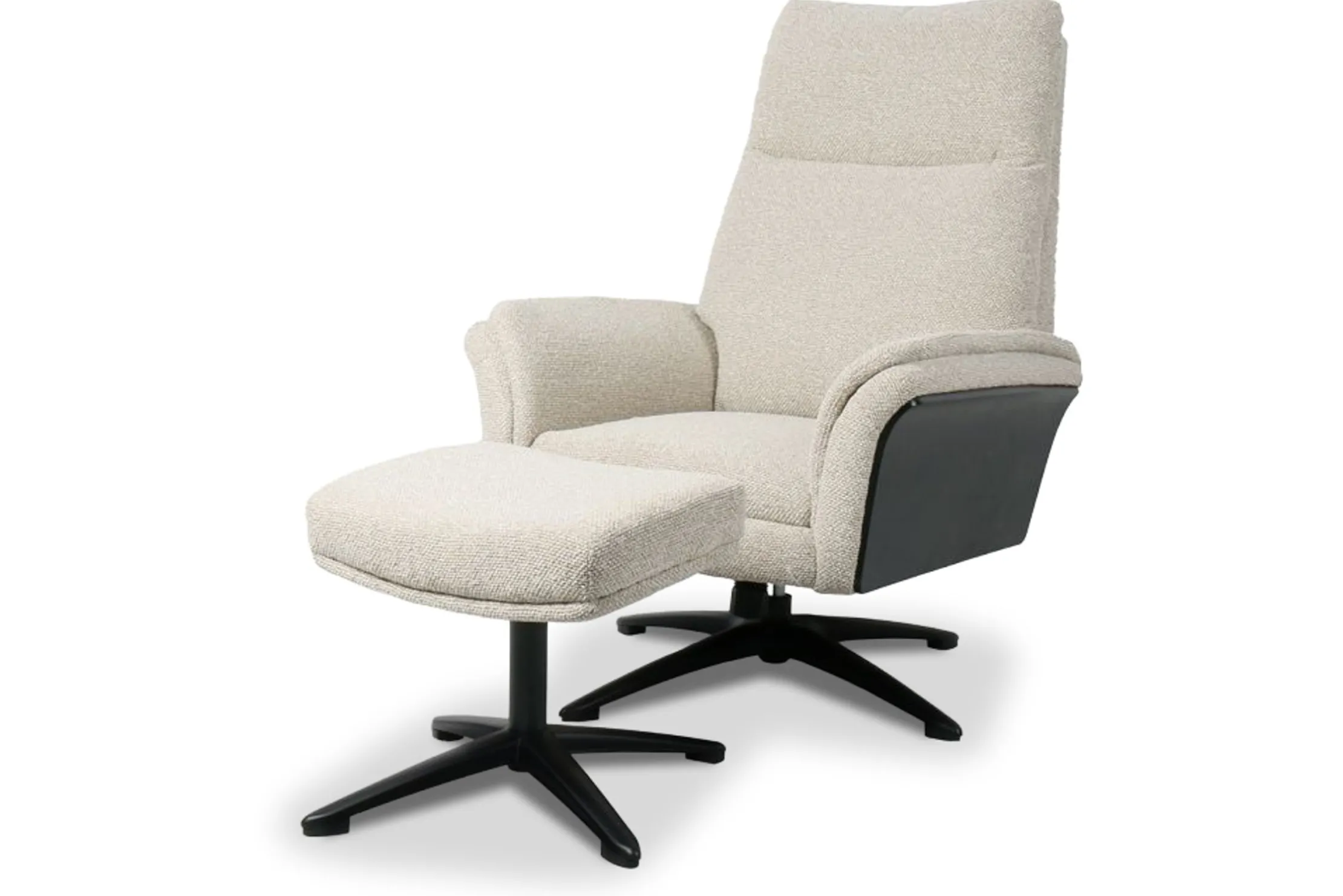Relaxfauteuil met hocker Naturel DA-89.005 Zenza
