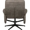 Relaxfauteuil met hocker Taupe Micro Suede CH-73.011 Bergen
