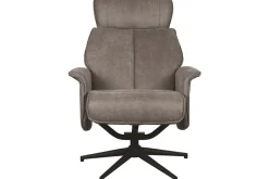Relaxfauteuil Taupe Micro Suede CH-73.017 Verdal