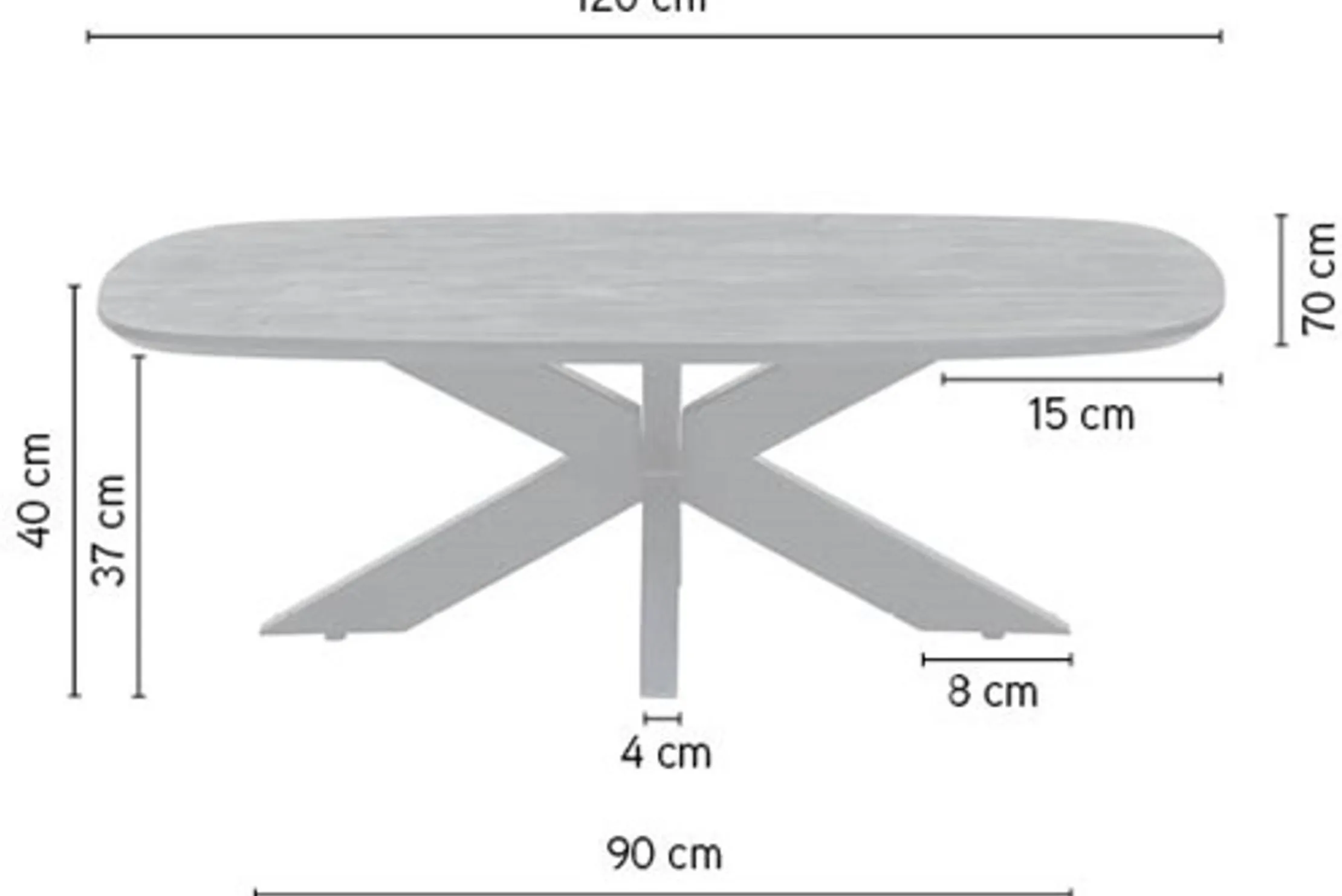 Salontafel Akagi