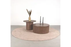 Salontafelset Walnoot Oliva
