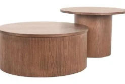 Salontafelset Walnoot Oliva