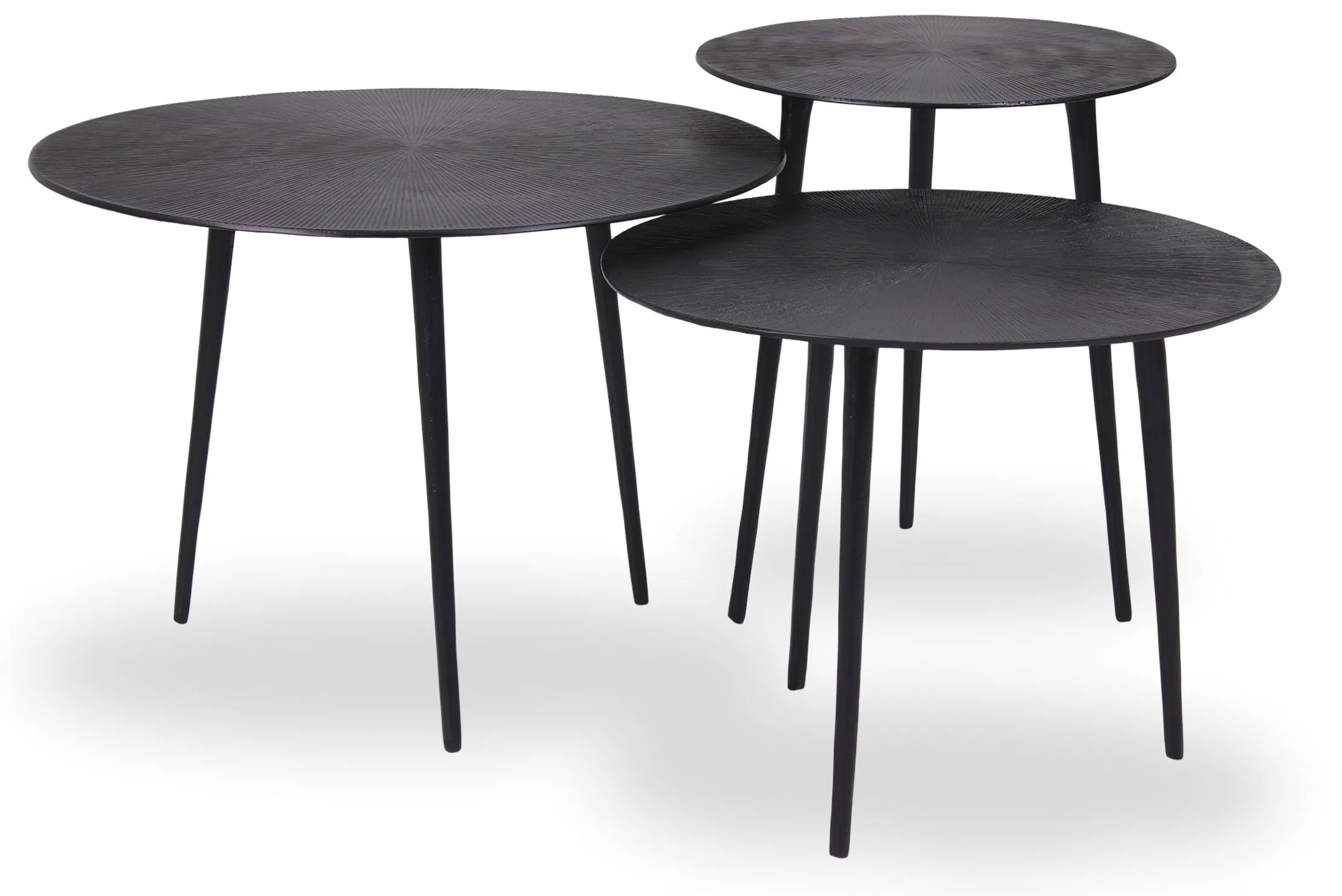 Salontafelset Zwart IV-52.016 Nobby