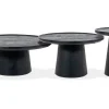Salontafelset Zwart Ron