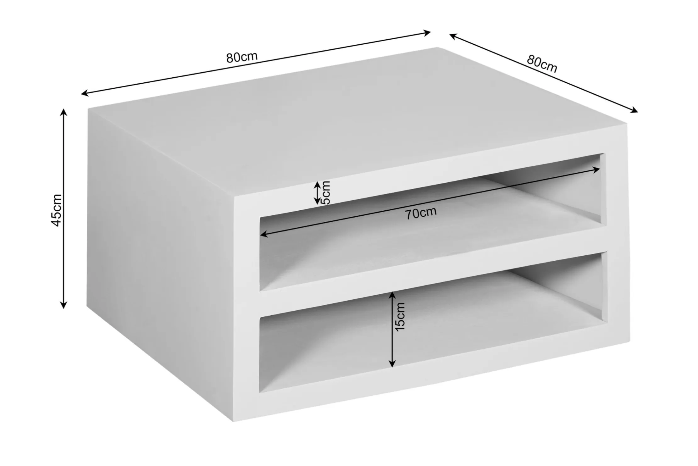 Salontafel Walnoot Luwte