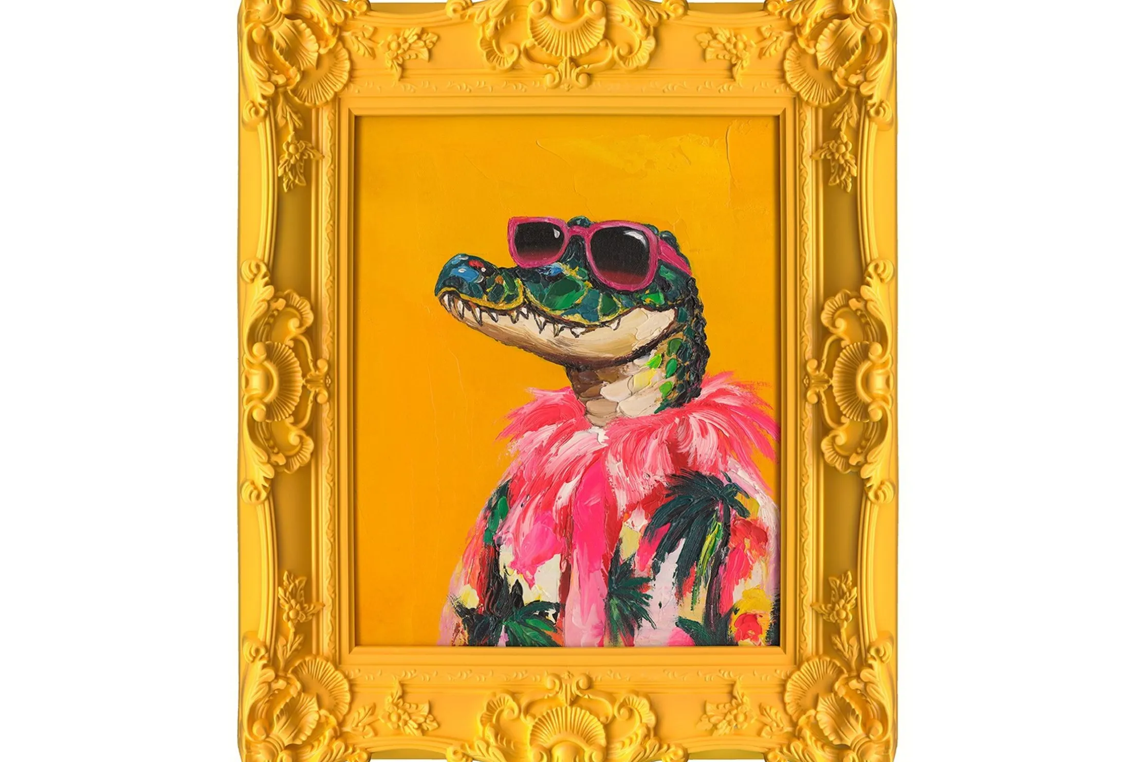 Schilderij Crocodile Carl