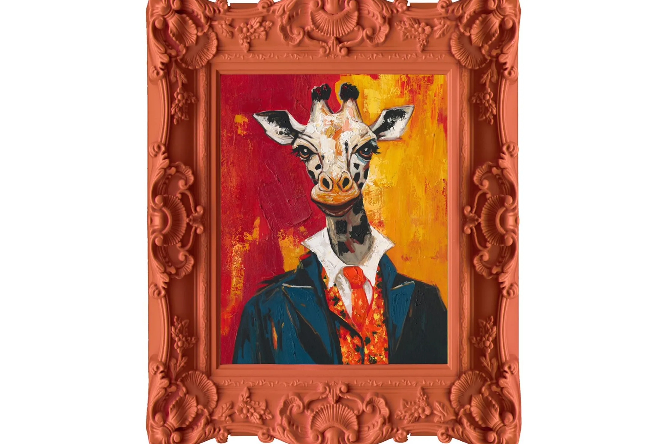 Schilderij Gerry Giraffe