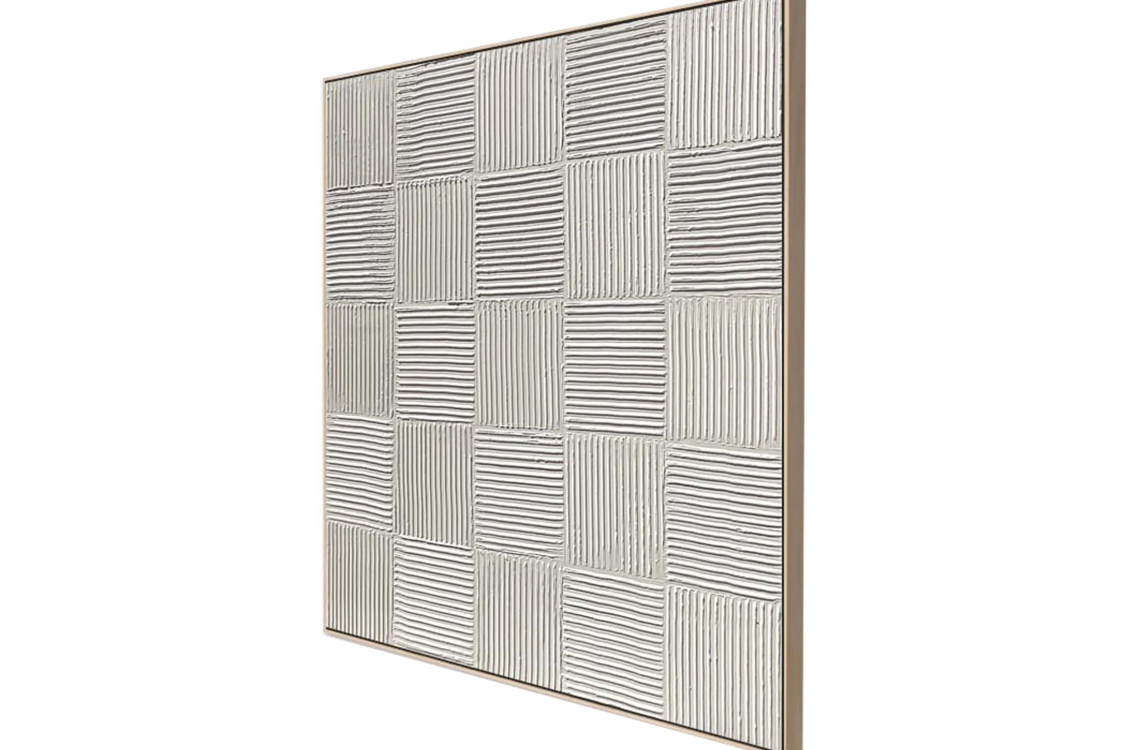 Schilderij Striped Checkers