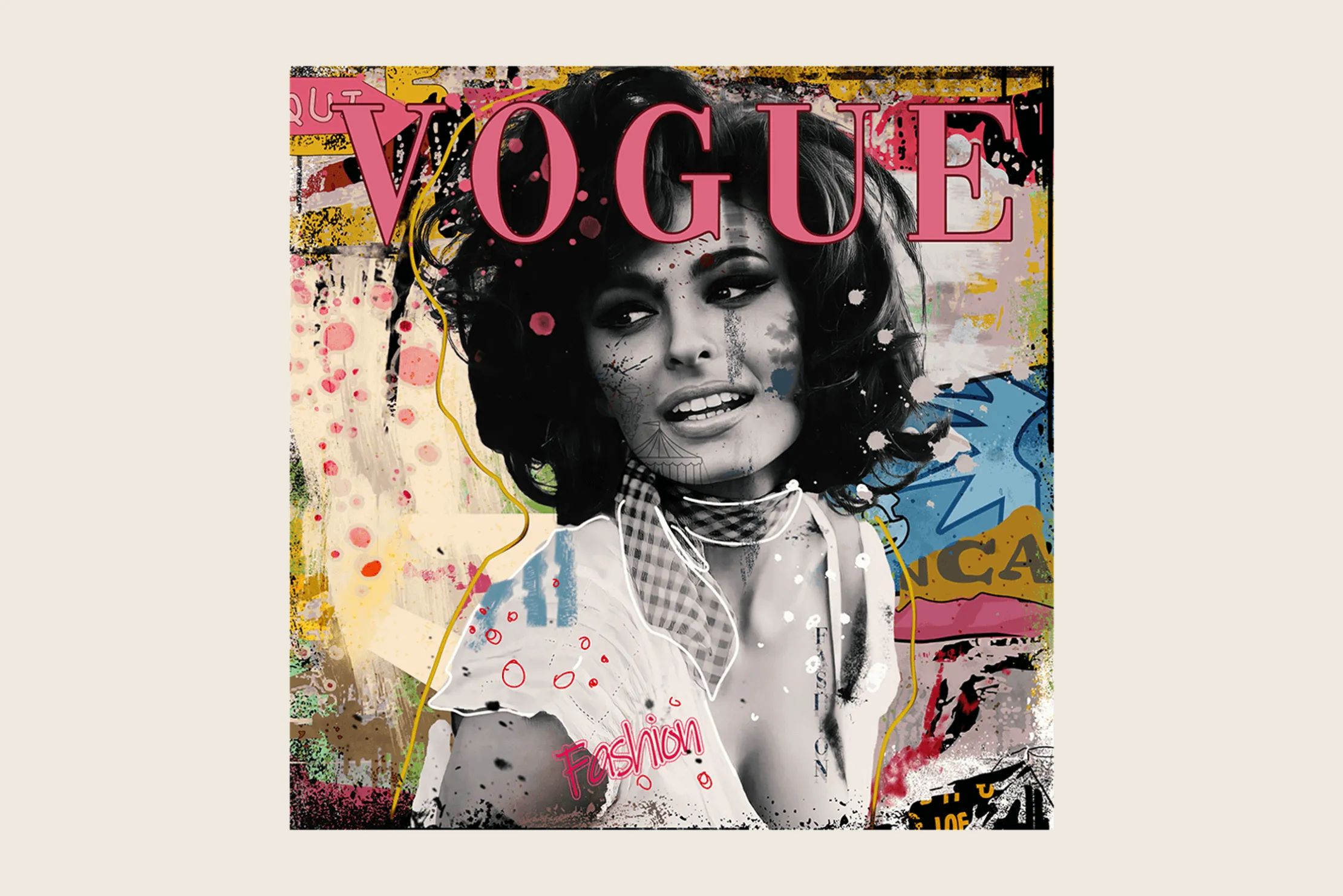 Schilderij Vogue Fashion CP-002 Canvas Art