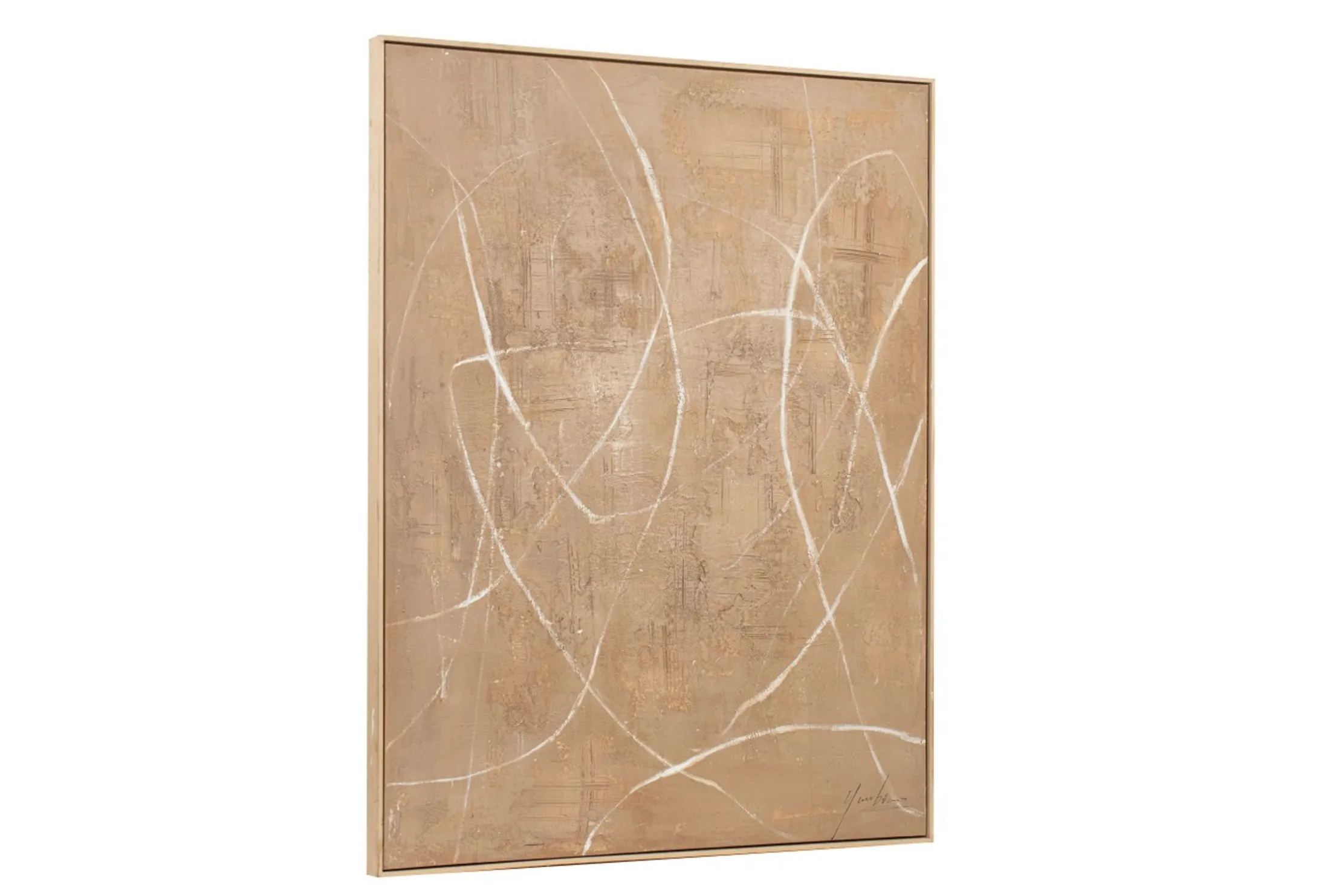 Schilderij White Curves