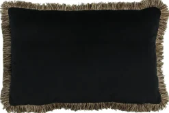 Sierkussen Black + Fringe Bronze Astrid | Claudi