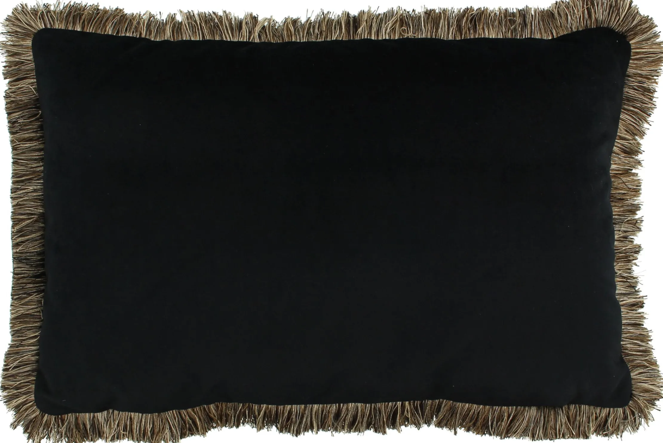 Sierkussen Black + Fringe Bronze Astrid | Claudi