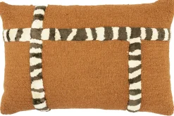 Sierkussen caramel 260302 Stripescape
