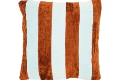 Sierkussen light blue/caramel 260298 Stripey