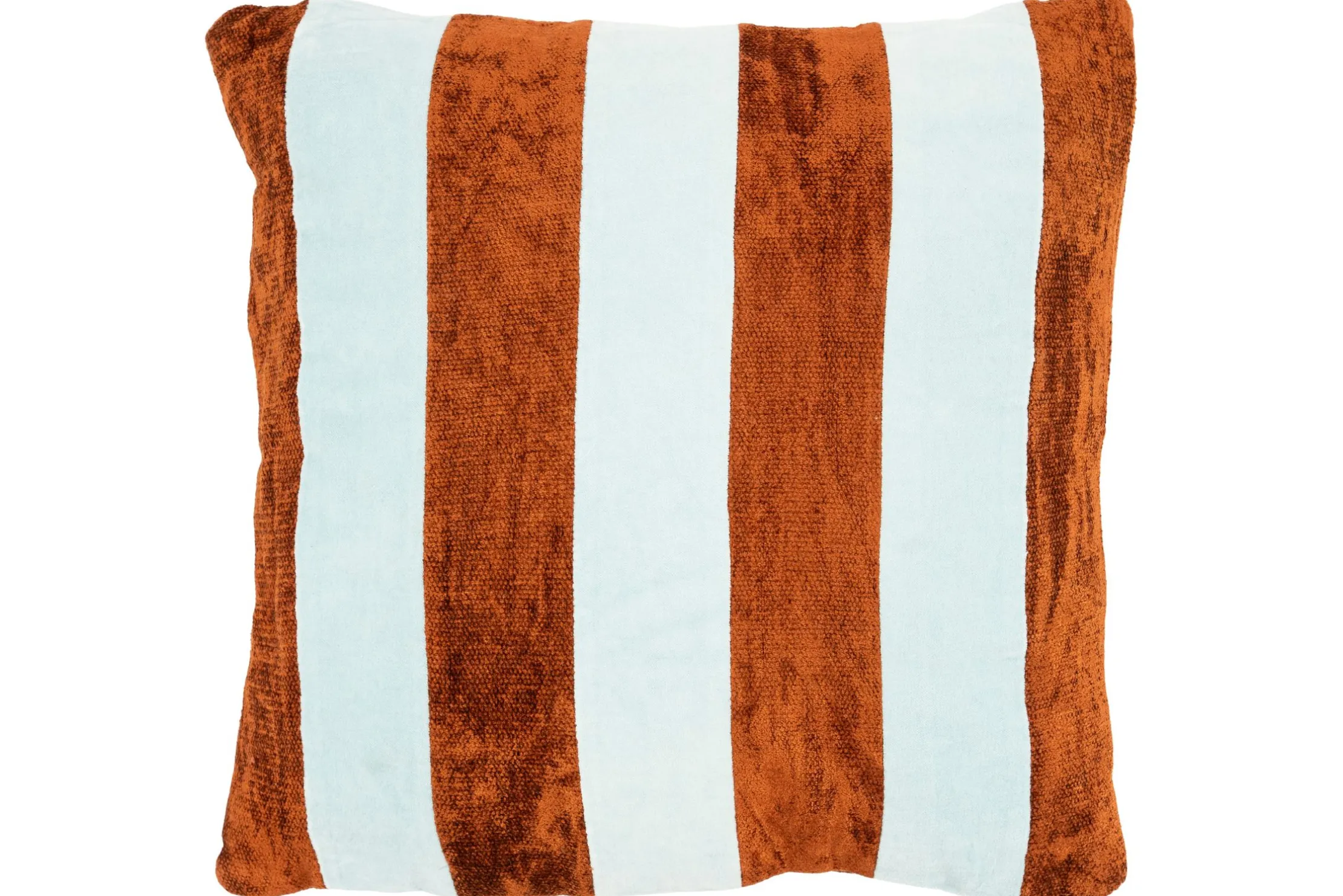 Sierkussen light blue/caramel 260298 Stripey