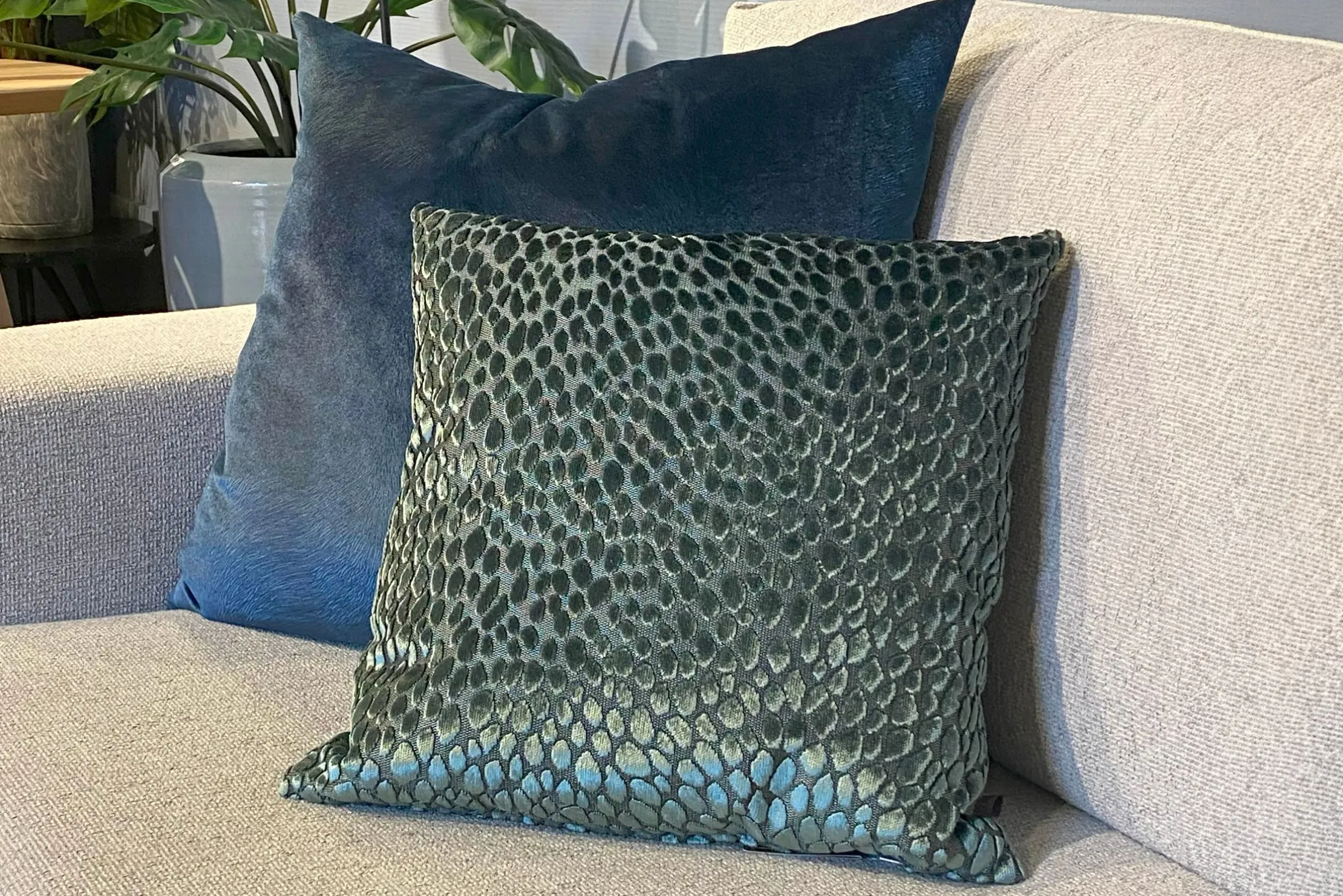 Sierkussen Steel-Green Speranza | Claudi
